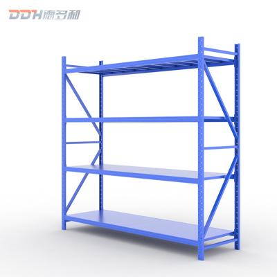 China Single Sided Cost Effective Picks Warehouse Factory Storage Racks Produce Display Rack For Boltless Store Rack Store Shelving for sale