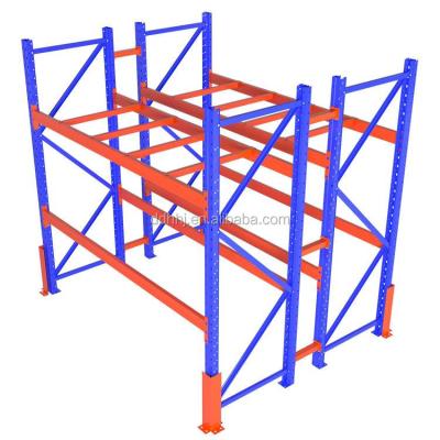 China DEDUO Double Sided Beam Rack Warehousing Shelves Heavy Duty Bonded Warehouse Shelves For Industry Needs To for sale