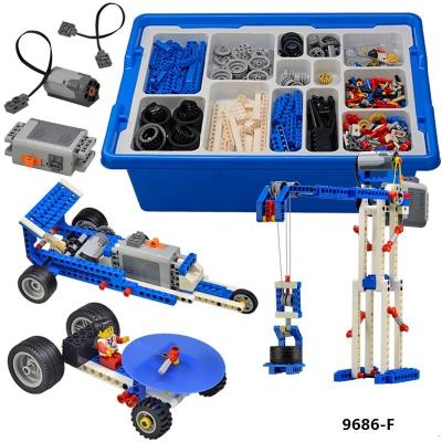 China Building Toy 6-8 Years Old Children 396pcs Toy Box Technic Kit 9686-B Building Blocks Building Blocks Robot Educational Kit Robot Toy for sale