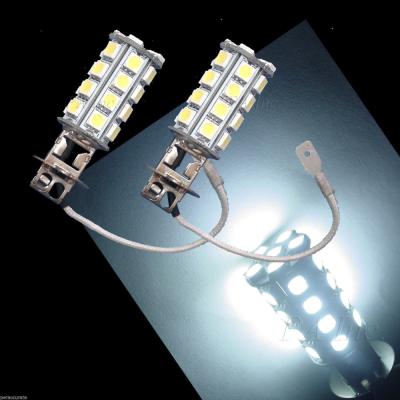 China 12V Tail Light Xenon H3 White 30 5050 SMD LED For Auto Car Headlight Fog Light Lamp Bulbs White for sale