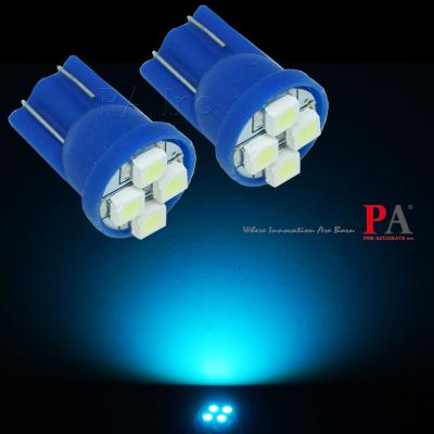 China LED Pinball Light PA Pinball Light 4SMD 3528 T10 #555 LED Bulb Colorful Lights 6.3V AC/DC for sale