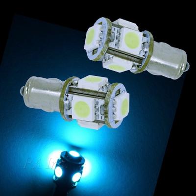 China Tail Light 6v Led Headlight BA7S 5SMD 5050 Ice Blue Led Light Motorcycle 6v Running Light for sale