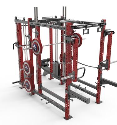 China high end crossfit equipment power rack with double pulley KP0210 for sale