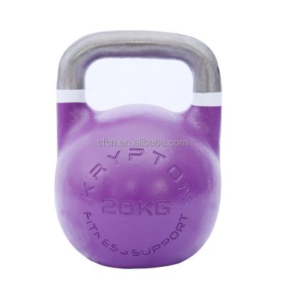 China Crossfit Equipment Strength Training Competition Kettle Bell 20 Kg Krypton Kettlebell for sale