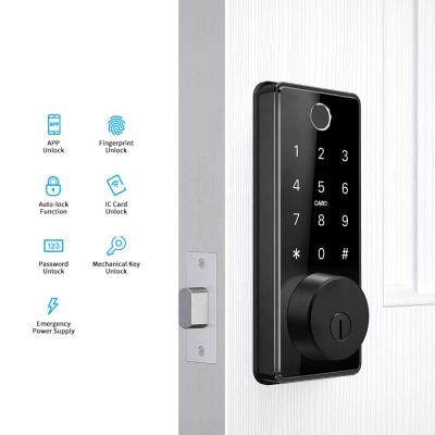 China Top Brand ttlock Smart Home/Apartment/Airbnb/Office Electronic Lock Digital Deadbolt Password WiFi APP Lock For Wooden Door for sale