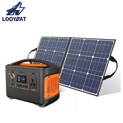 China Type C 110V USA Plug Power Station 500W Portable Portable Solar Power Station Outdoor Generator for sale