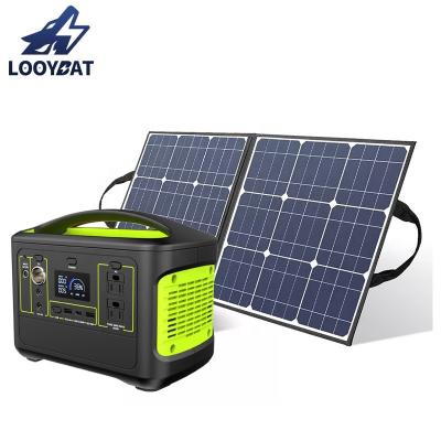 China C LOOYBAT type power station 568W 110V USA version portable solar generator portable power station with cigarette lighter for sale