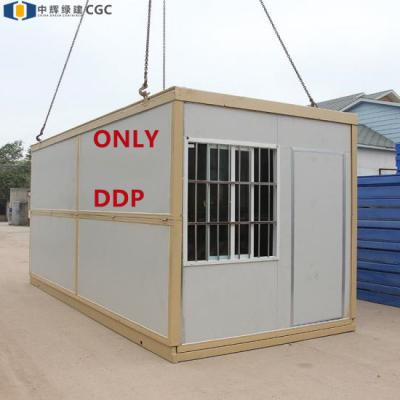 China CGC 20ft 40ft Fold Up Container House Ready Made  Modular Home For Staff Dormitory for sale