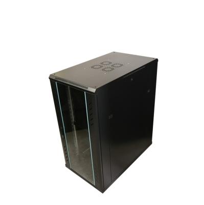 China 22U RAL9005 19 inch Static loading 600 kg server rack cabinet with cooling system for sale