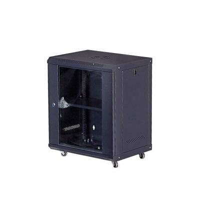 China 1.0mm espesor 12U Chasis del servidor Equipo de computadora Estante del gabinete con ventilador de escape en venta