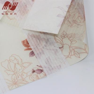 China Hot Sale UV Light Flower Printed Pattern Zebra Roller Blind Fabric Fit 100%Polyester Excellent Protection for sale