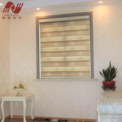 China UV Protection Hot Sale Professional Jacquard Fabric Zebra Roller Blinds For Windows for sale