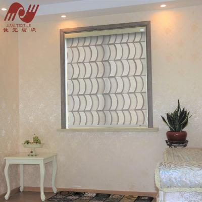 China JIANI Double Layer Day and Night UV Indoor Window Shade Manual Zebra Blinds Shade Double Roller Blinds for sale