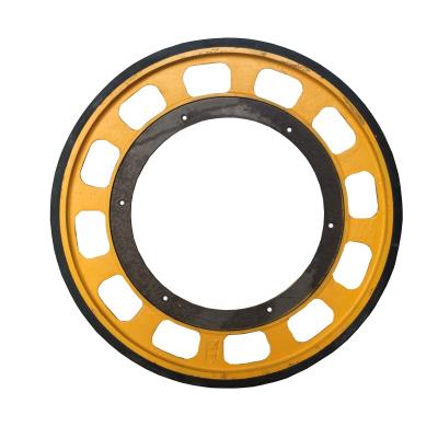 China Modern Bimore Escalator Friction Wheel OD650mm Thickness30mm Escalator Pulley for sale