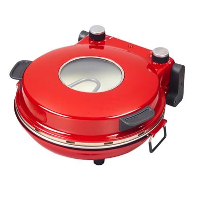 China Anbolife elektrische pizza-maker outdoor draagbare elektrische voedselmachine 12 inch pizza-koker pizzaoven Te koop