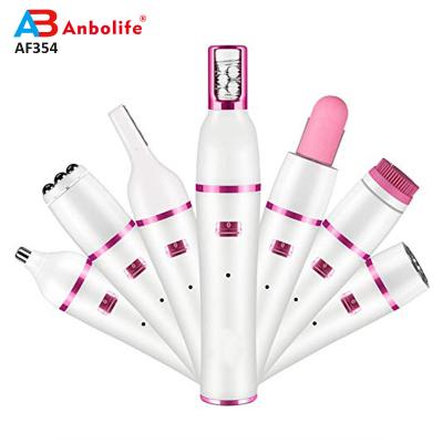 China 7 in 1 dames persoonlijke verzorgingsproducten elektrische manicure set wenkbrauwen neus trimmer vrouwen grooming kit Te koop