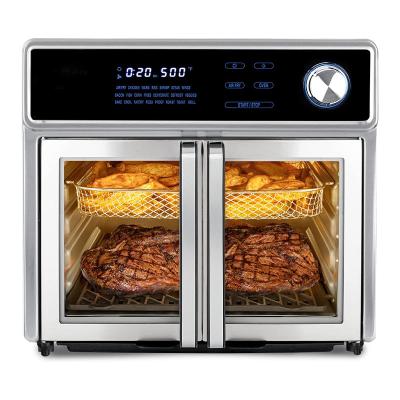 China Hornos de freidora de aire de 1700W Puerta francesa 5.5L 6.5L 23L de acero inoxidable sano libre de aceite en venta