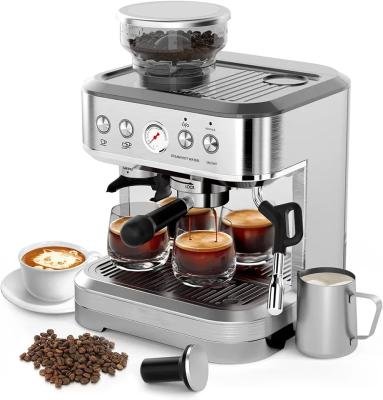 China 20 bar Italiaanse Espresso Smart Koffiemachine Automatisch Met Melk Te koop