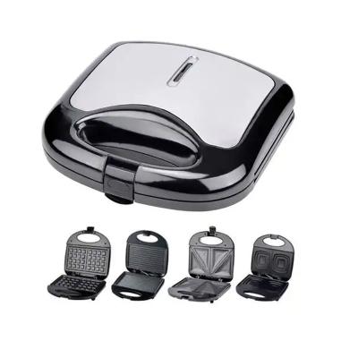 China 4 3 in 1 Mini Waffle Sandwich Makers Ontbijt Toaster 850W Te koop