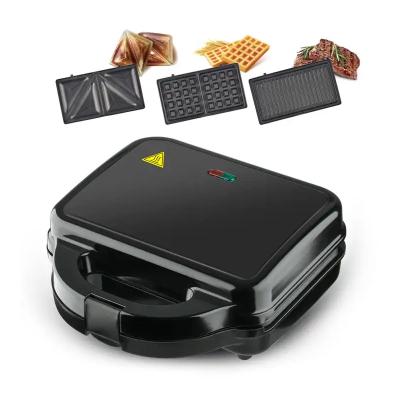 China Huishoudelijke 3 in 1 Hot Dog Cake Waffle Maker Machine Commercieel Te koop