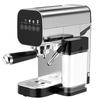 China Halfautomatische espresso-koffiemachine met handmatige melkschom voor latte cappuccino Te koop