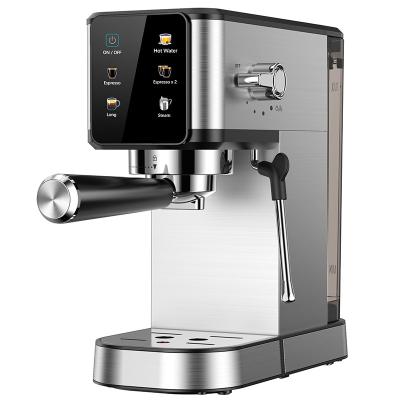 China Digital Home Termoblock Aquecimento Expresso Cafeteira Automática de Vapor Portátil Máquina de Café Espresso Italiano Inteligente à venda