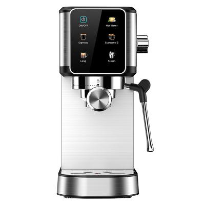 China Thermoblock Verwarming Digitaal Home Expresso Koffiemaker Automatische stoom Draagbare Smart Italiaanse Espresso Koffiemachine Te koop