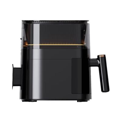 China 5L de acero inoxidable multifuncional pequeño Smart Cuadrado saludable horno de freidora eléctrica de aire para uso doméstico en venta