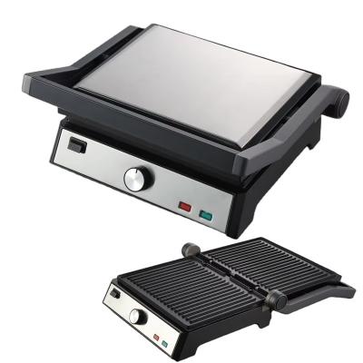 China Contacto eléctrico BBQ Parrilla sin humo Aparato de cocina para el hogar Desmontable 4/6 Parrilla Panini en venta