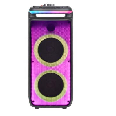 China Wireless Fire Lights 8 Inch Speakers Box Professional DJ Speaker Karaoke System With Speakers for sale