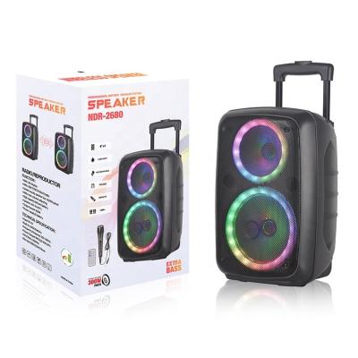 China 8 Inch Portable Wireless Outdoor Indoor Audio DJ Party Sound Box for sale