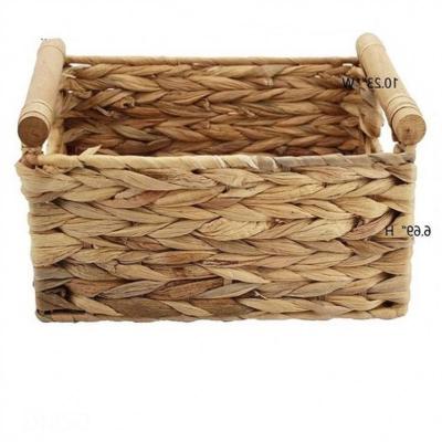 China Viable Wicker Basket Mini Woven Set 3 Animal Bulk Baskets Straw Color Easter Fruit Rattan Cheap Hyacinth Bin Medium Handle Black for sale