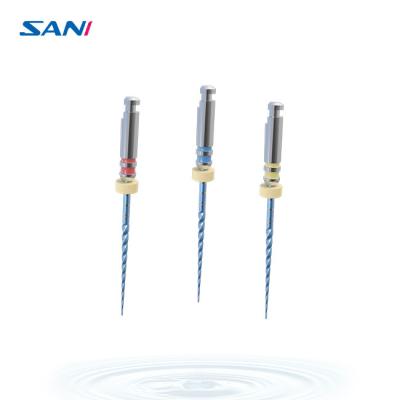 Κίνα Εύκαμπτα 3pcs/Pack Endodontic Niti αρχεία του ISO για την επεξεργασία καναλιών ρίζας προς πώληση