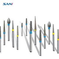 Chine Certification dentaire argentée de l'acier inoxydable 11mm FG Diamond Burs FDA à vendre