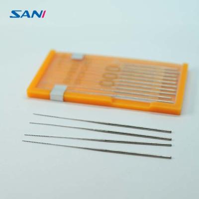 China FDA 21mm Tandmaterialen Met weerhaken van Endodontic van de Spitten Vlotte Oppervlakte Te koop