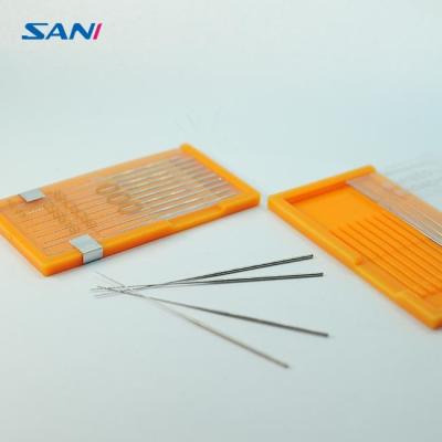 China Endodontia farpada de aço inoxidável dental do espeto 10pcs/Box para a limpeza da raiz à venda