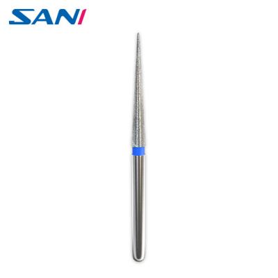 China Silberner Edelstahl zahnmedizinischer chirurgischer Diamond Burs Flexible Endodontic Access Burs zu verkaufen