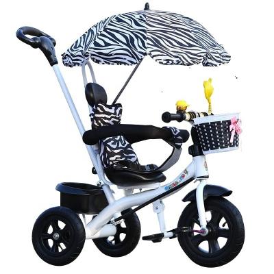 China Adjustable; Who respects the environment; Multifunctional Cheap Price Kids 4 In 1 Baby Strollers Walkers Kids Tricycles 3 Wheel Tricycle Child for sale