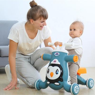 China Adjustable; Who respects the environment; 2020 Multifunctional Purorigin Baby Walker Ride On Car Toy Children Baby Walker Twist Car With Music for sale