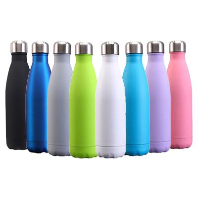 China 500ML Double Flask Bottle Wall Stainless Steel Logo Insulated Eco Friendly Cola Custom Water Bottles Stored Sport Drink Vacuum Thermo for sale