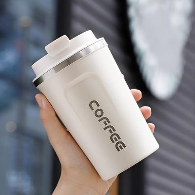 China Double Wall Sustainable Stainless Steel Wholesale Insulated Drinking Water Bottle With Lid, Custom Luxury Travel Workout Coffee Mug With Logo for sale