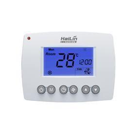 China Wechselstrom HNC2010/HP mit digitaler Raum-Thermostat mit 3 Geschwindigkeiten blauer Hintergrundbeleuchtung 24Vac zu verkaufen