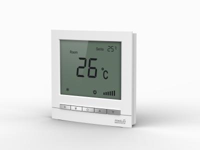 China Weißer Stand-alleindigital-Raum-Thermostat Wechselstrom-220V mit LCD-Anzeige zu verkaufen