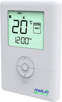 China Weißer drahtloser Heizungs-Thermostat 85-260V USBs mit NTC-Thermistor zu verkaufen