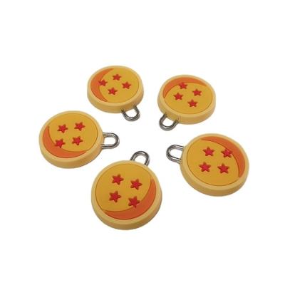 China Custom Silicone Rubber Nickel Free Zipper Pulls Badge for sale