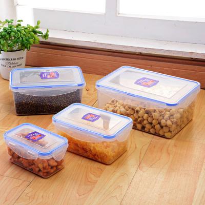 China Sustainable Kitchen Food Storage Container Microwave Plastic Airtight Disposable White Safe for sale