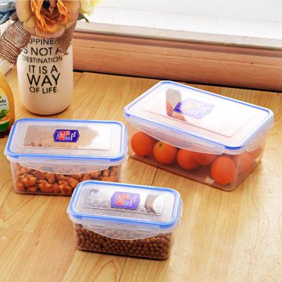 China Sustainable Microwave Safe Air Tight Disposable Food Packaging Plastic Storage Container Set With Lids for sale