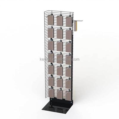 China Durable Customized Floor Accessories Stand Hanging Mobile Cell Phone Case Display Rack for sale