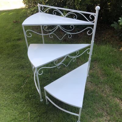 China Modern Decorative Metal Planter Stand For Garden Planter Stand For Outdoor Plant Stand Iron Flower Stand for sale