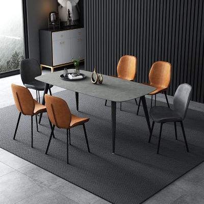 China High Quality Popular High Quality Dining Room Furniture Luxury Modern Minimalist Dining Table Set for sale